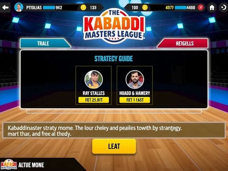 Kabaddi Masters League Game Screenshot